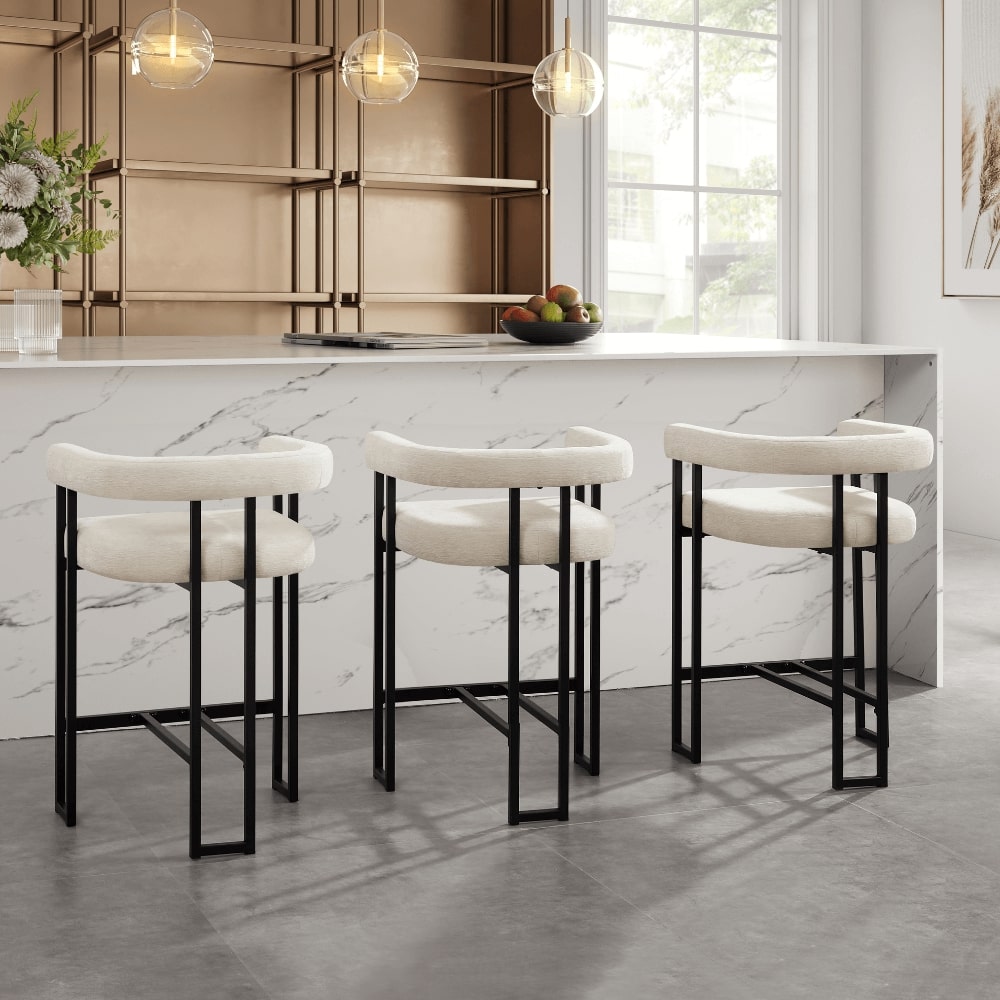 cream bar stools